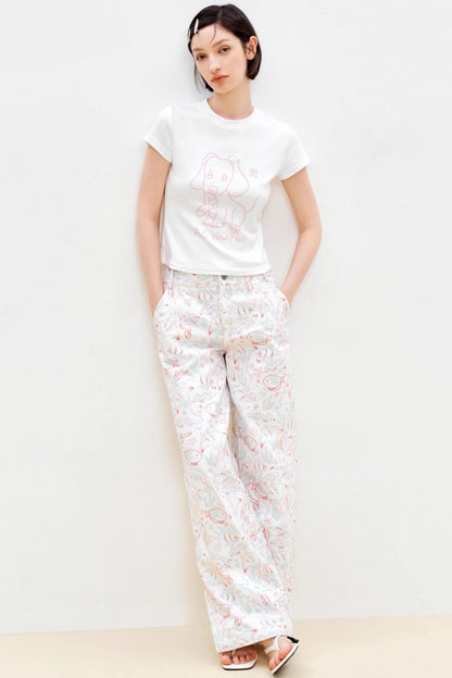 Summer Dog Slim Fit Tee