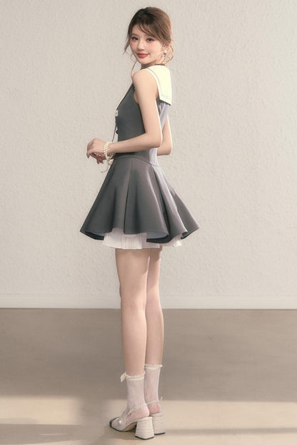 Gray Daughter Navy A-Line Dress