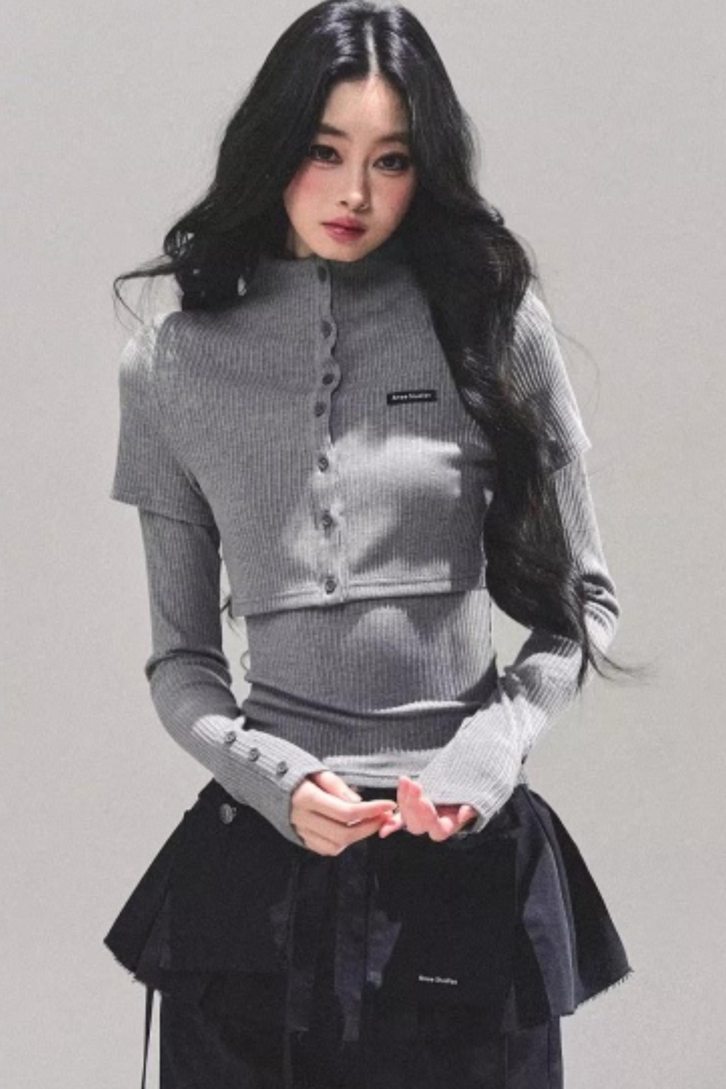 Soft Fall Knitted Top Two Piece Set