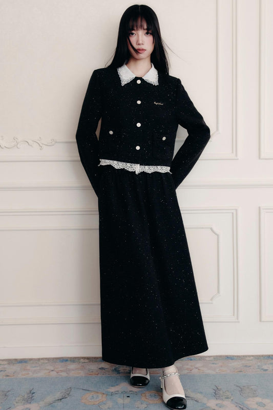 Baroque Small Fragrance Suit Top & Skirt Set-Up