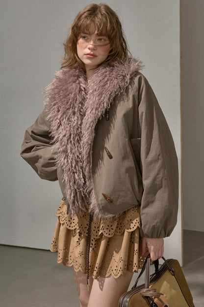 Cascading Vintage Short Skirt