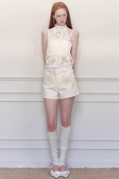 Hollow Knit Tank Top