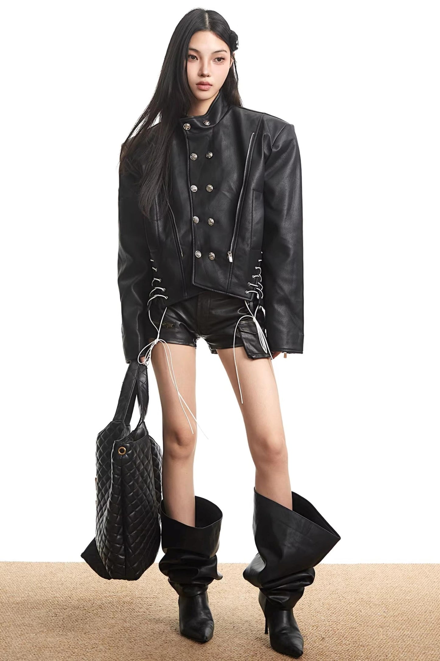 Retro Black Leather Jacket