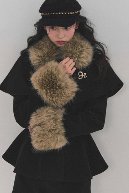 Winter Coat and Skirt Set-Up