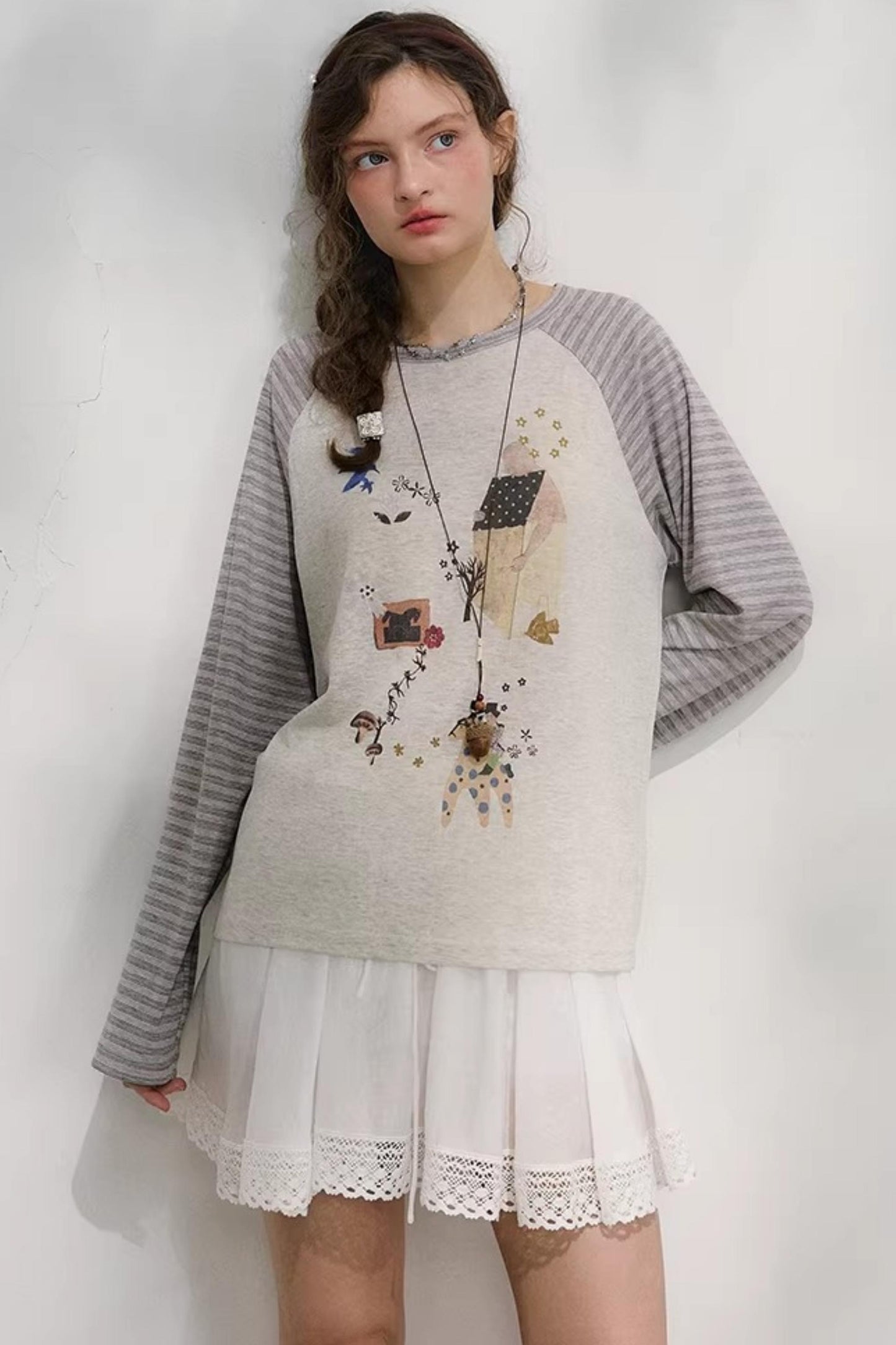 Sunday Party Striped Sweater