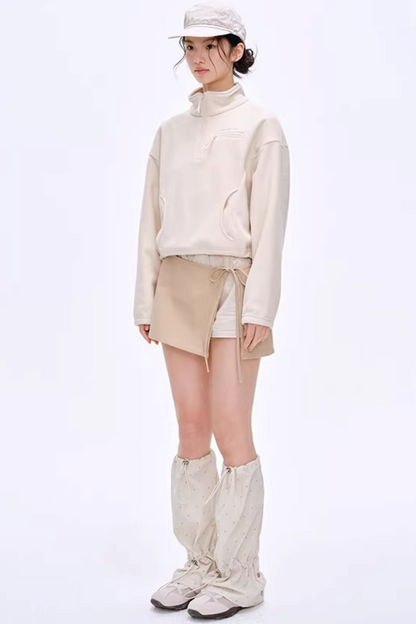 Side Slit Hip-Hugging Skirt Pants