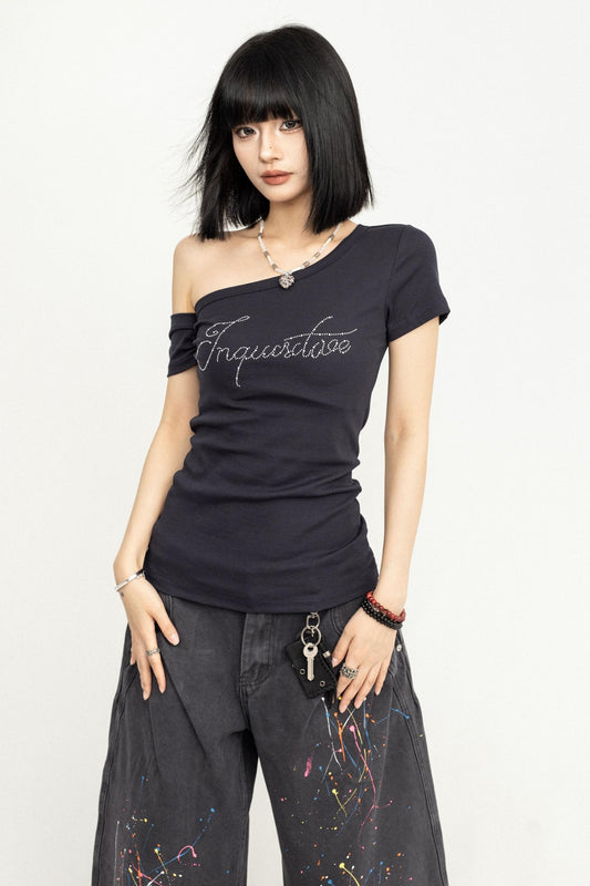 Slim Vintage Strapless Top