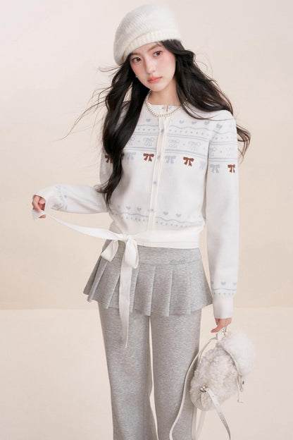 Ballet A-Line Pleated Skirt Bootcut Pants