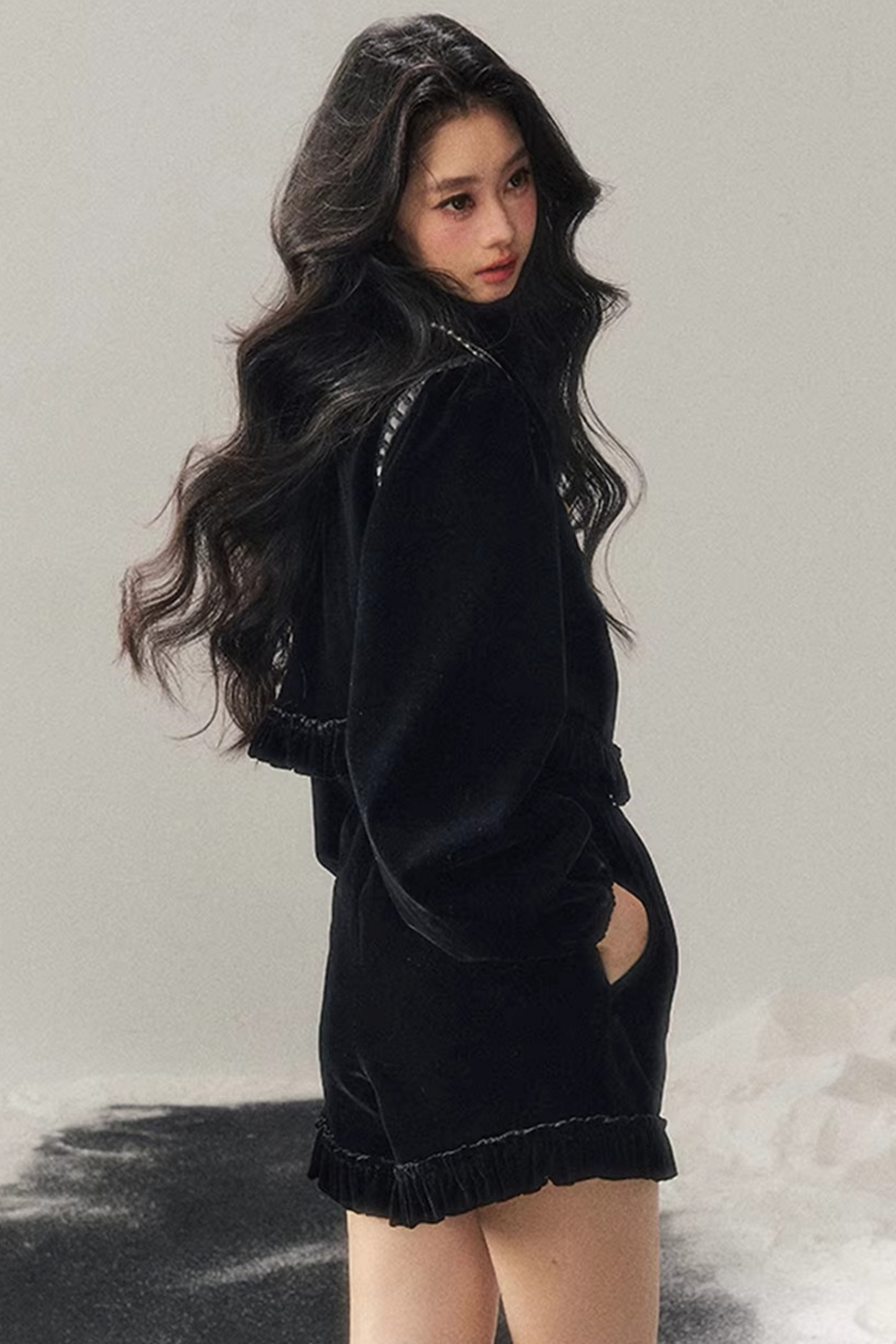 French Velvet Winter Suit Set-Up