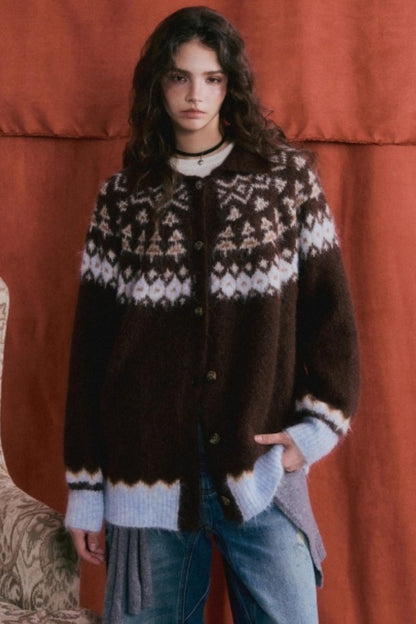 Wool Fair Isle Cardigan
