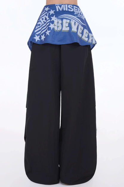 Belted Wide-Leg Pants