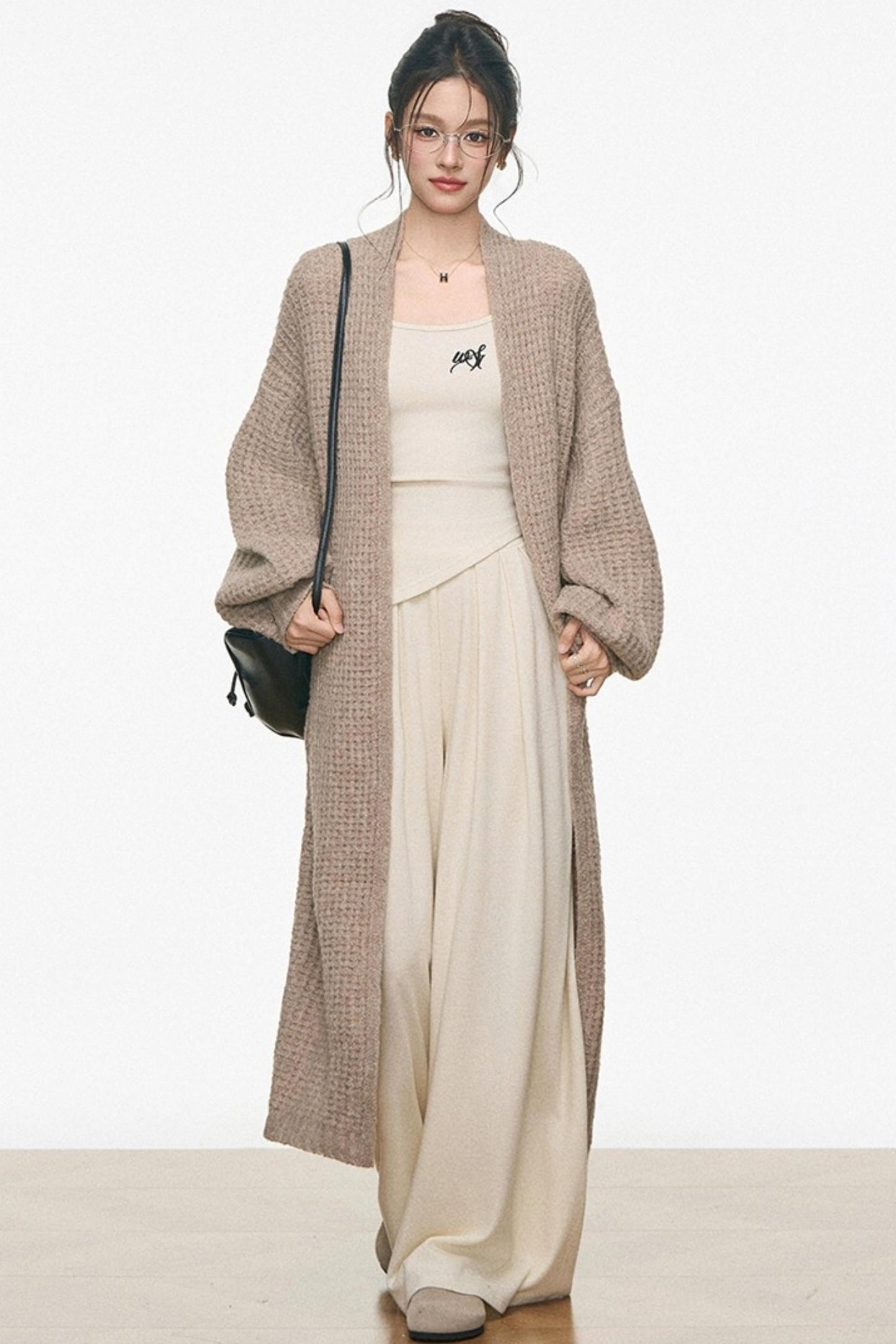 Knitted High-End Cardigan Set-Up