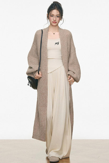 Knitted High-End Cardigan Set-Up