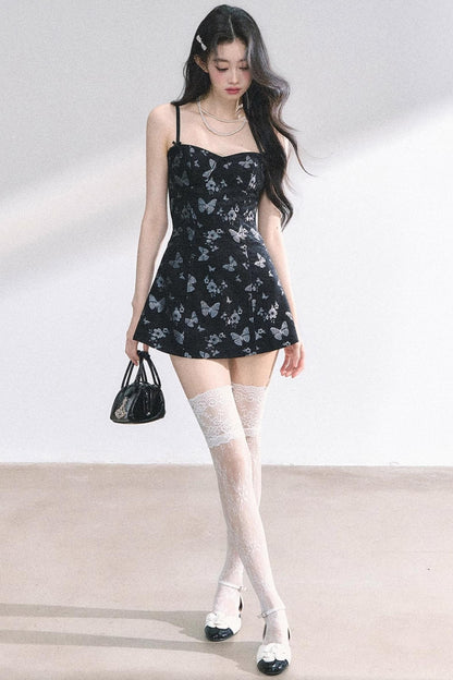 Butterfly One-Shoulder Dress