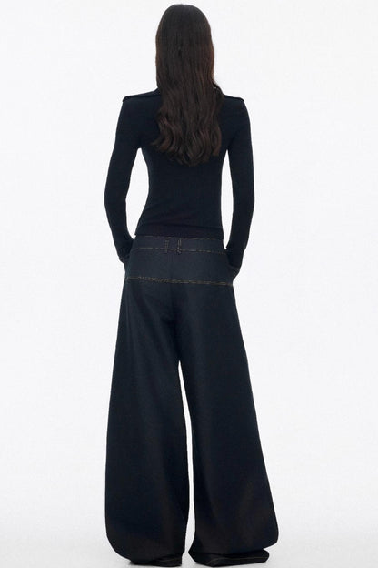 Henry Collar Knitted Top