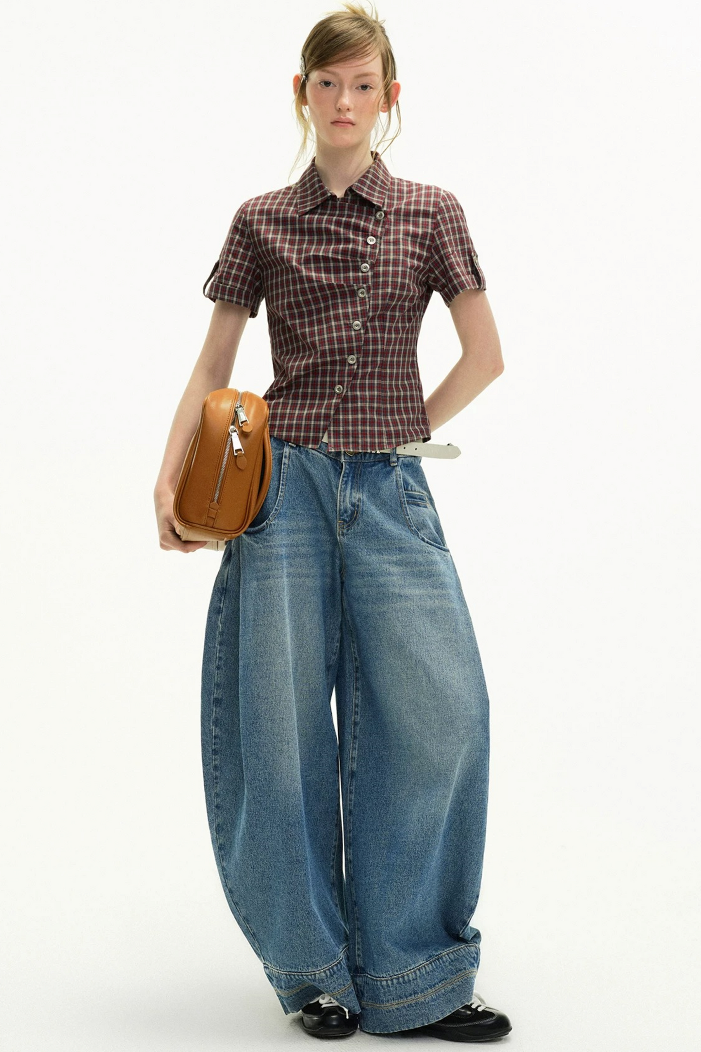 Jean taille haute Echo en denim