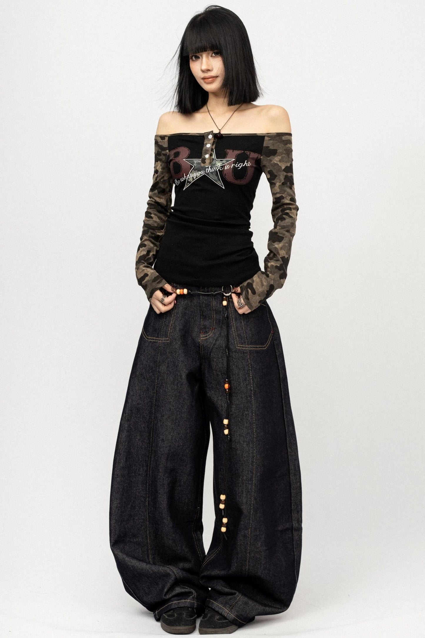 Vintage Camo Stitch T-Shirt