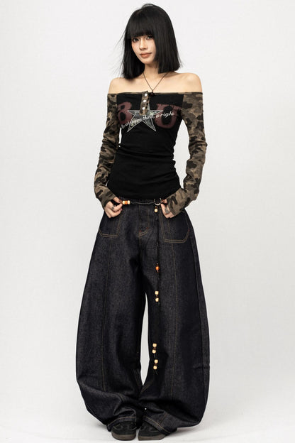 Vintage Camo Stitch T-Shirt