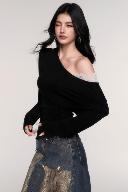 Lazy Sophisticated Lace Top