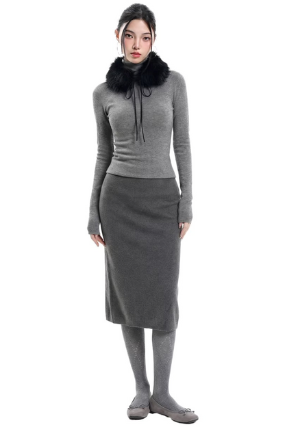 Amerikanischer Fuchs-Fell-Schal