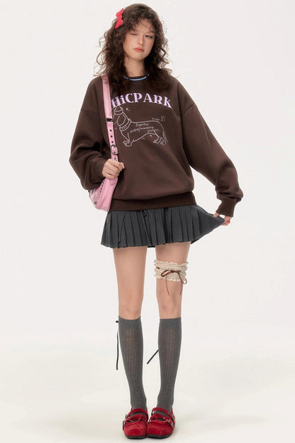 Casual Loose Sweet Pullover Top