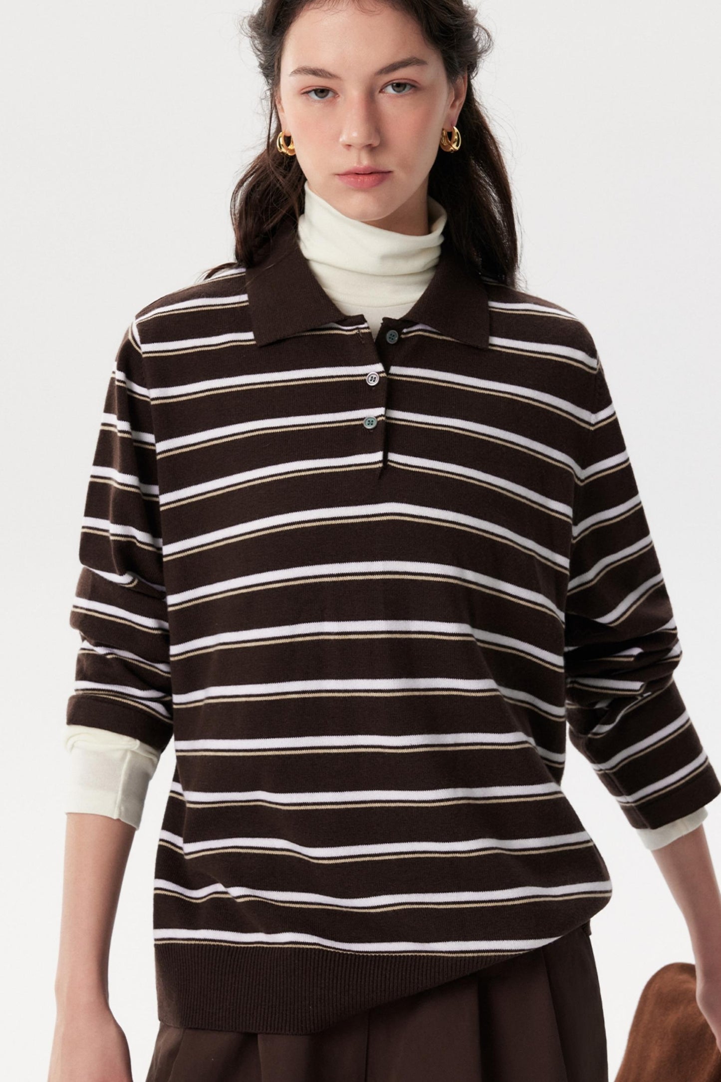 Retro Wool Striped Top