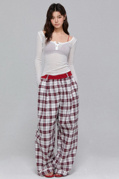 Slim Fit Long Sleeve Stripe Shirt