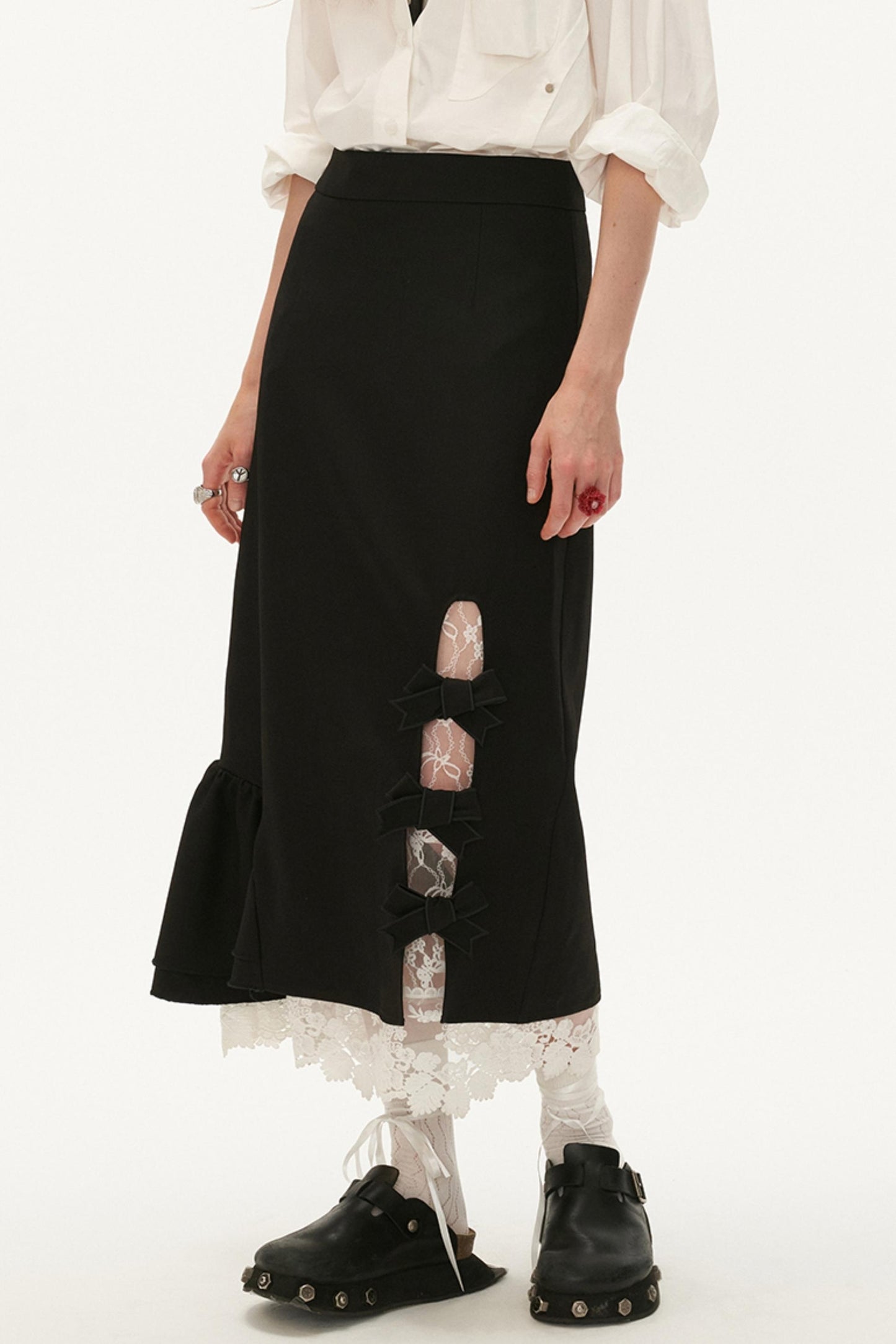 Premium Bow Lace Skirt