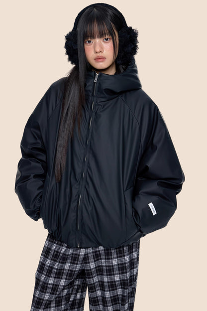 Luxury Cotton Hooded Jacket