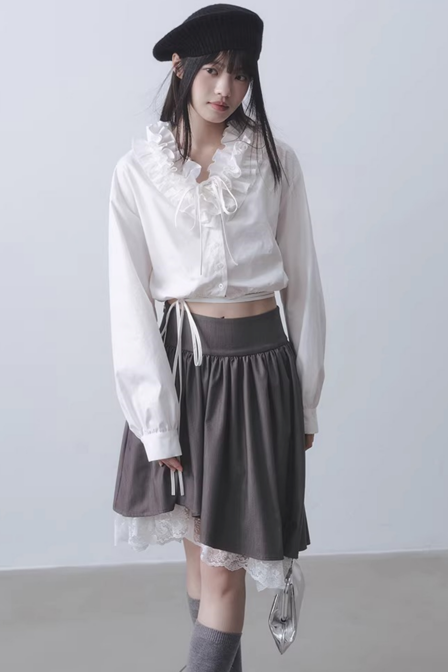 Ruffled Collar Blouse