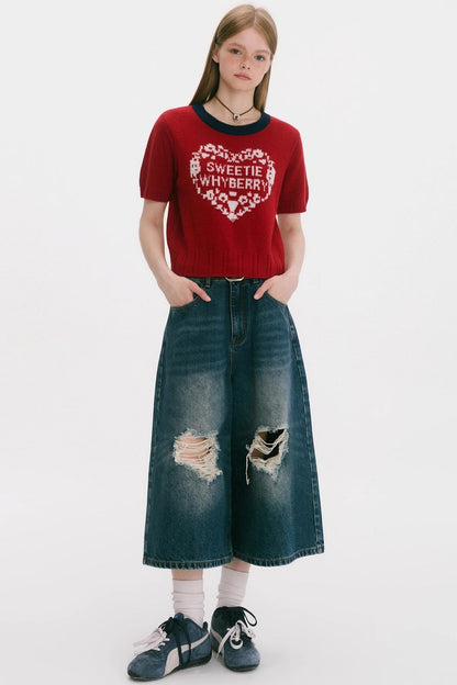 Sweetheart Love Shoulder T-shirt