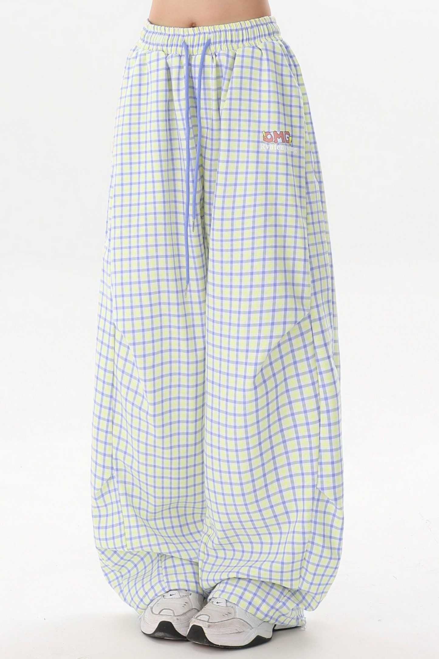 Sweet Spicy Plaid Wide-Leg Pants