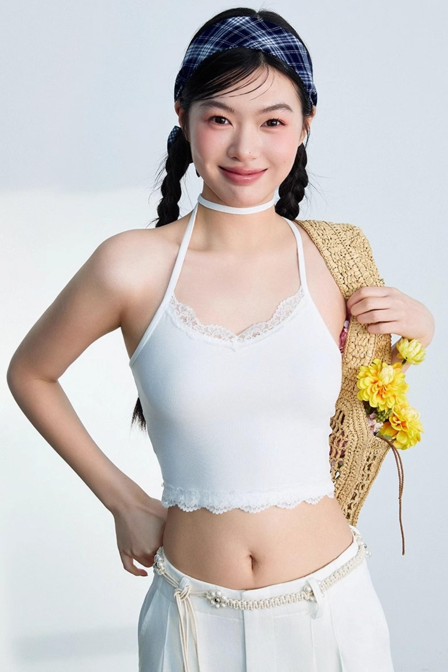 Lace-Back Camisole Bra Top