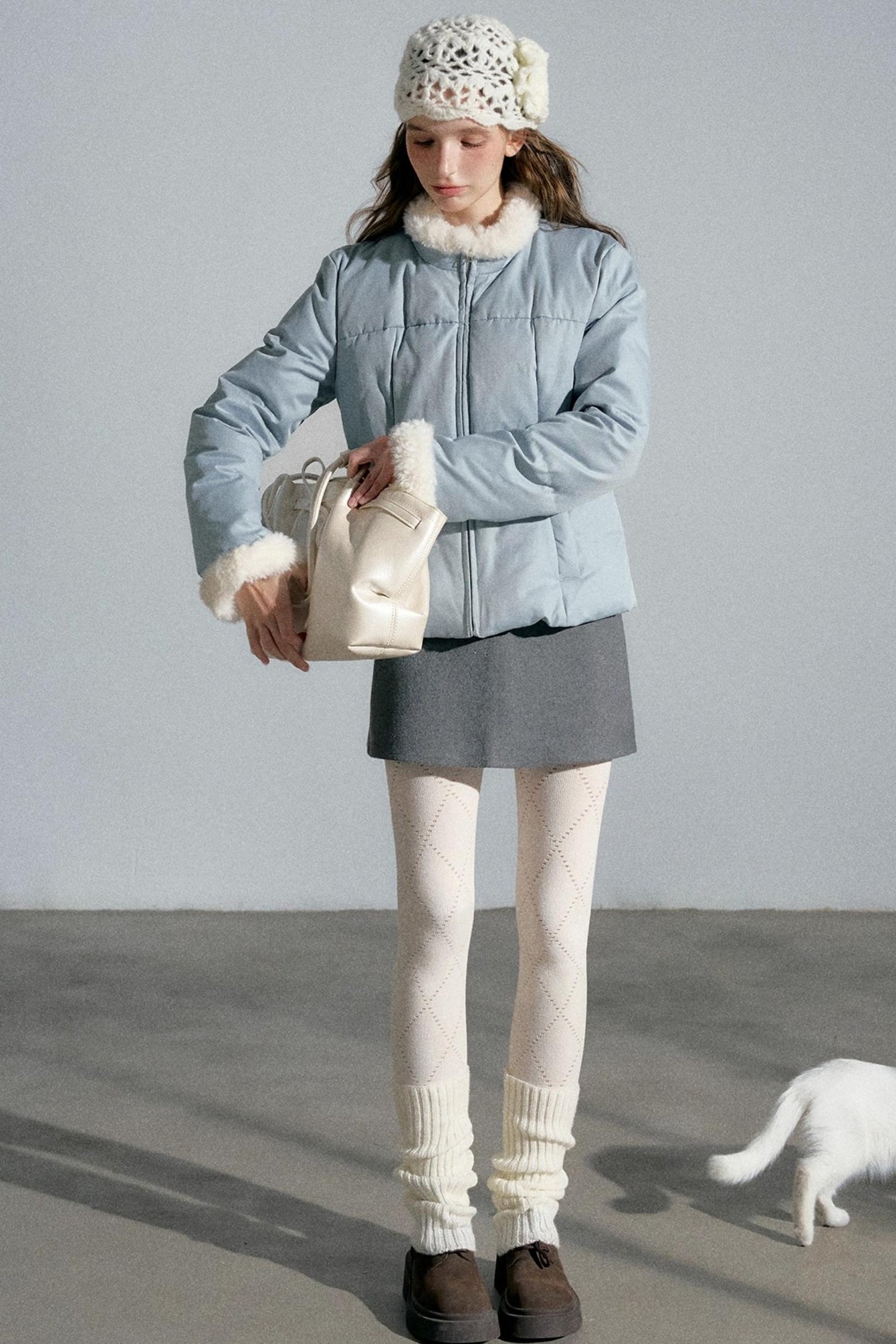 Stand-Up Collar Warm Jacket