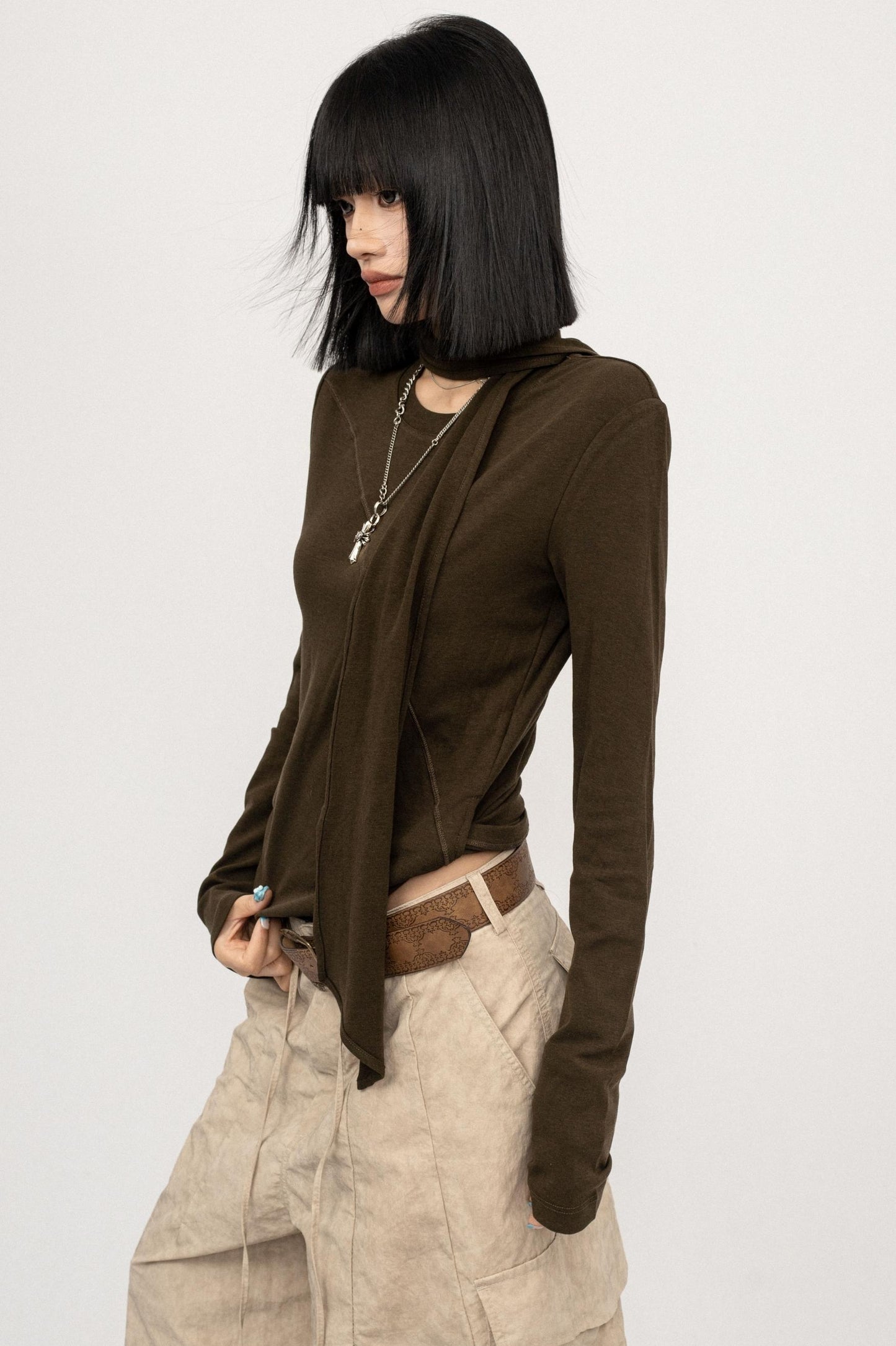 Base Strappy Long Sleeve T-Shirt