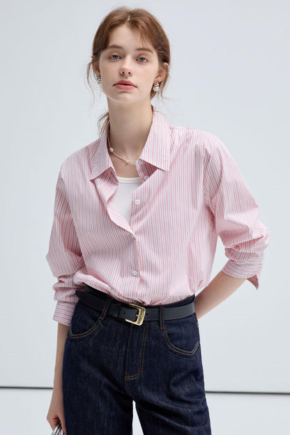 Striped French Casual Shirt