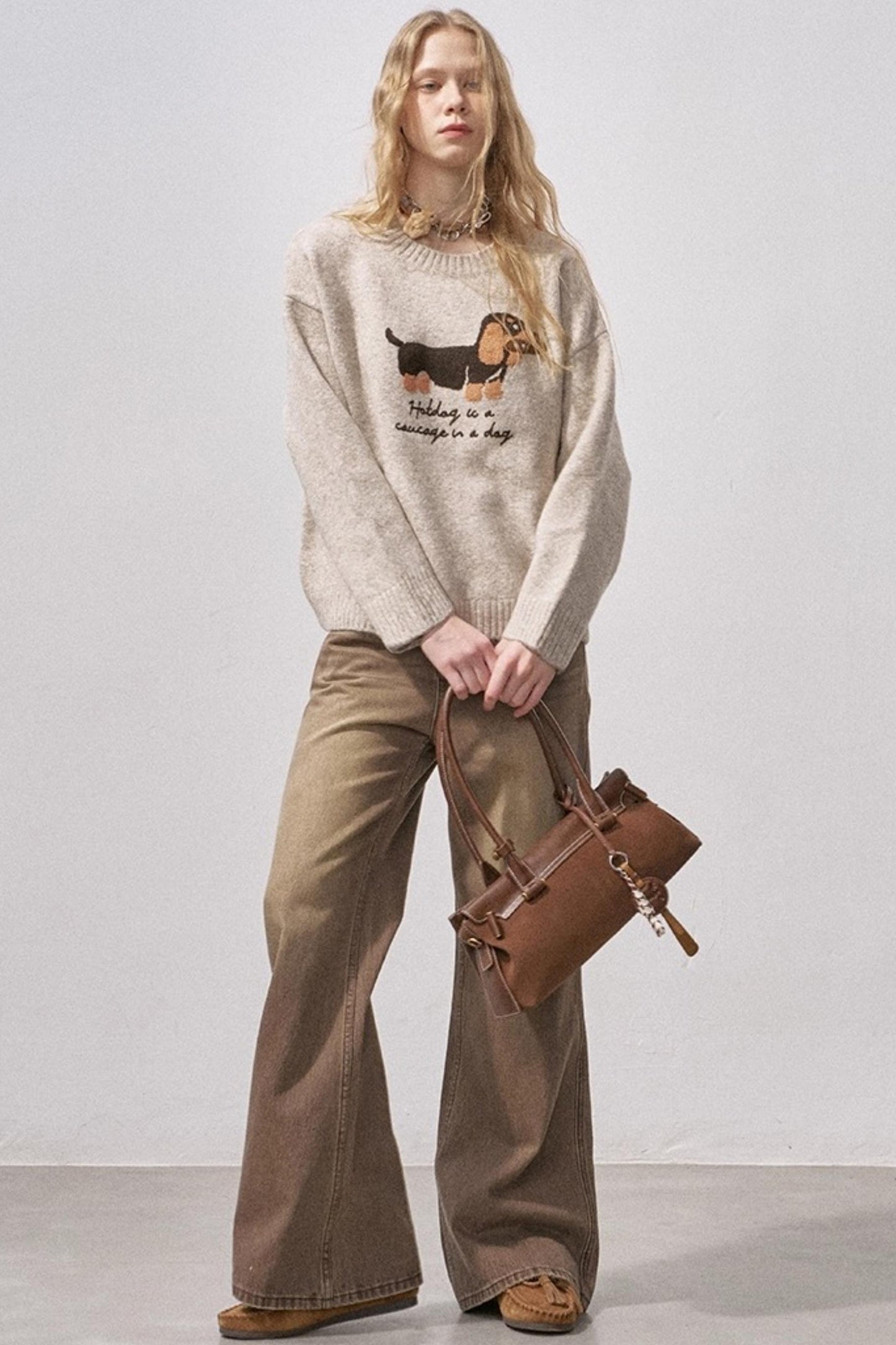 Dachshund Soft Knit Sweater