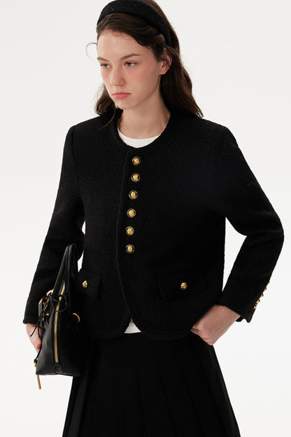 Swing cappotto nero e oro