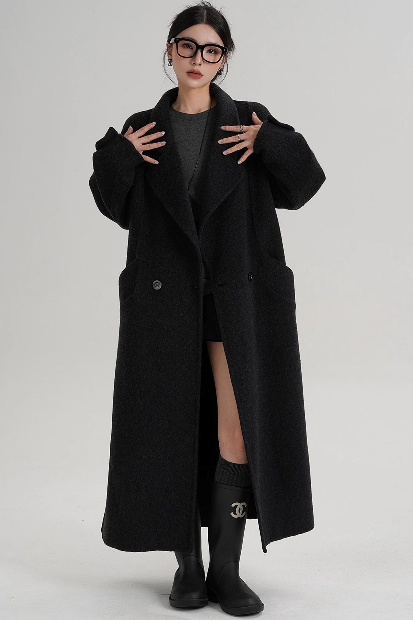 Temperament Wool Blazer Coat