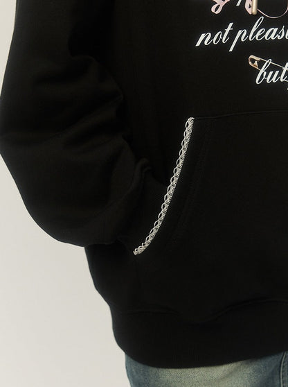 Hooded Pullover Sweatshirt Jacket