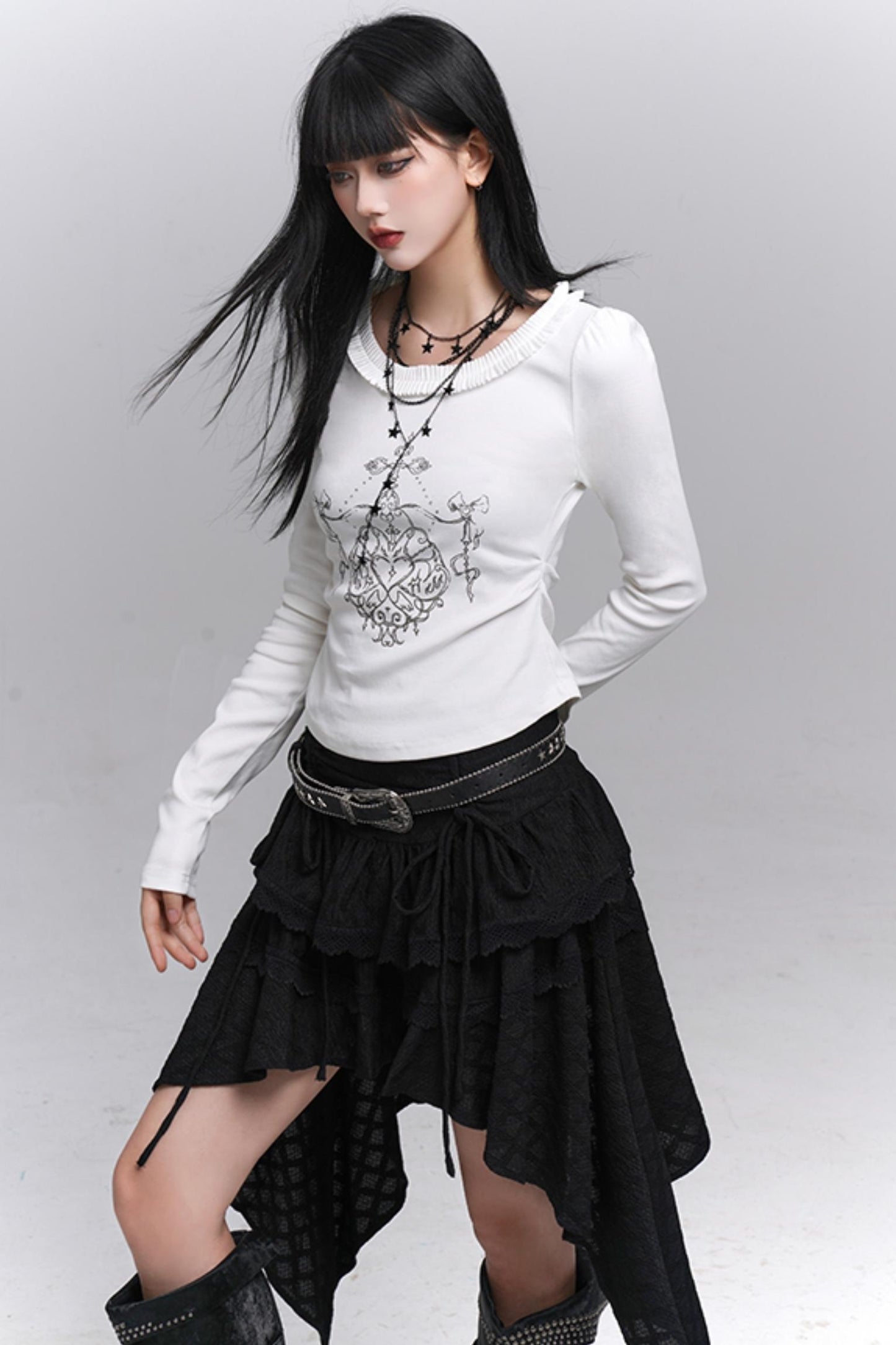 Beautiful Black A-Line Skirt