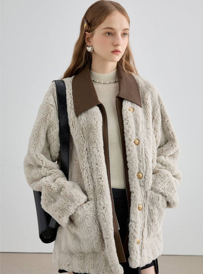 Fur Integrated Down Jacket