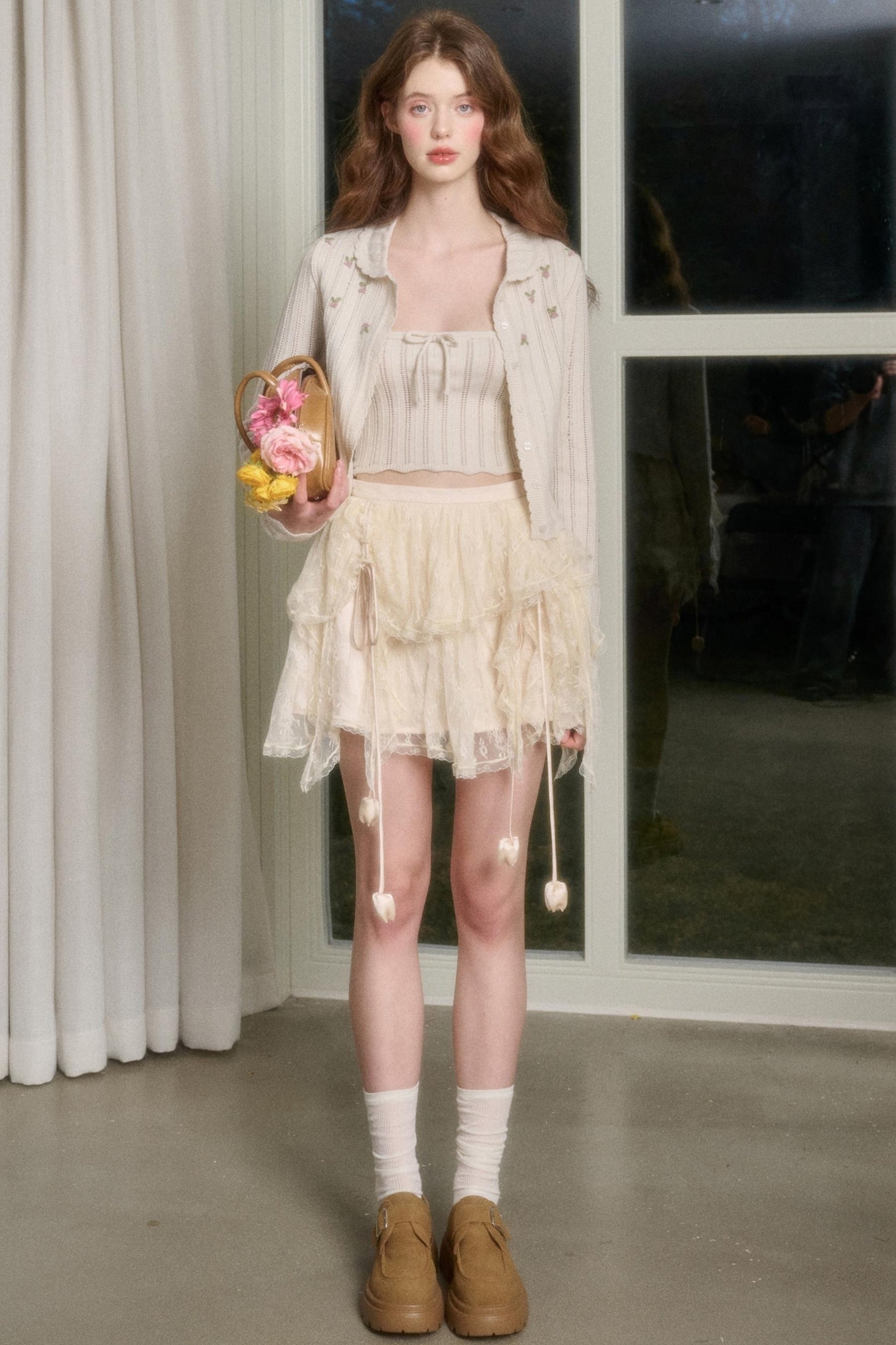 Tulip Lace Bustier Skirt