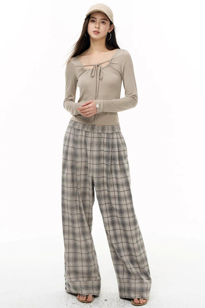 Vintage Wide-Leg Slacks