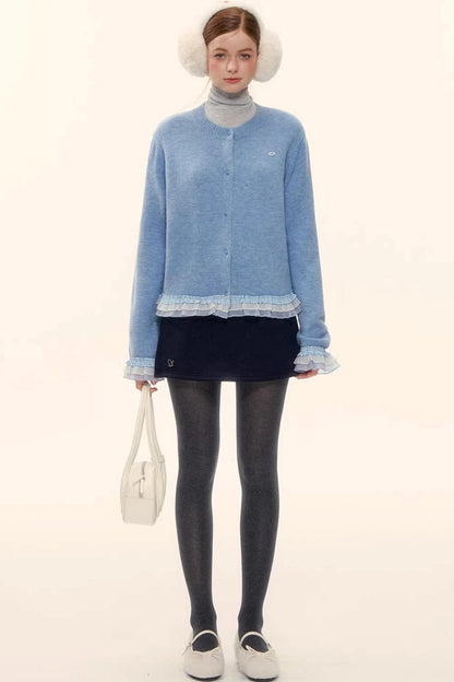 A-Linien-Rock aus Kunstwolle