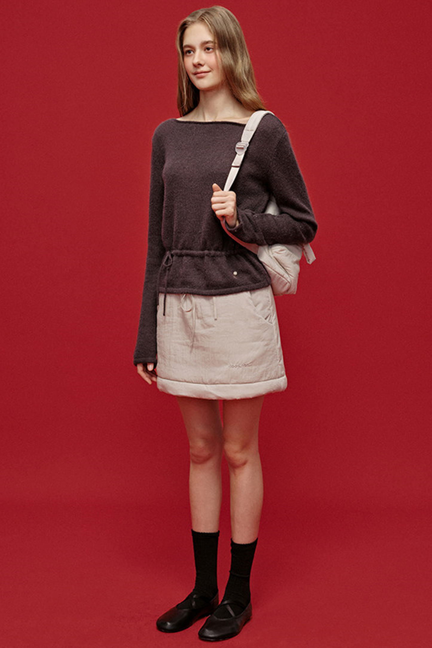 Misty Knit Skirt Top Set-Up