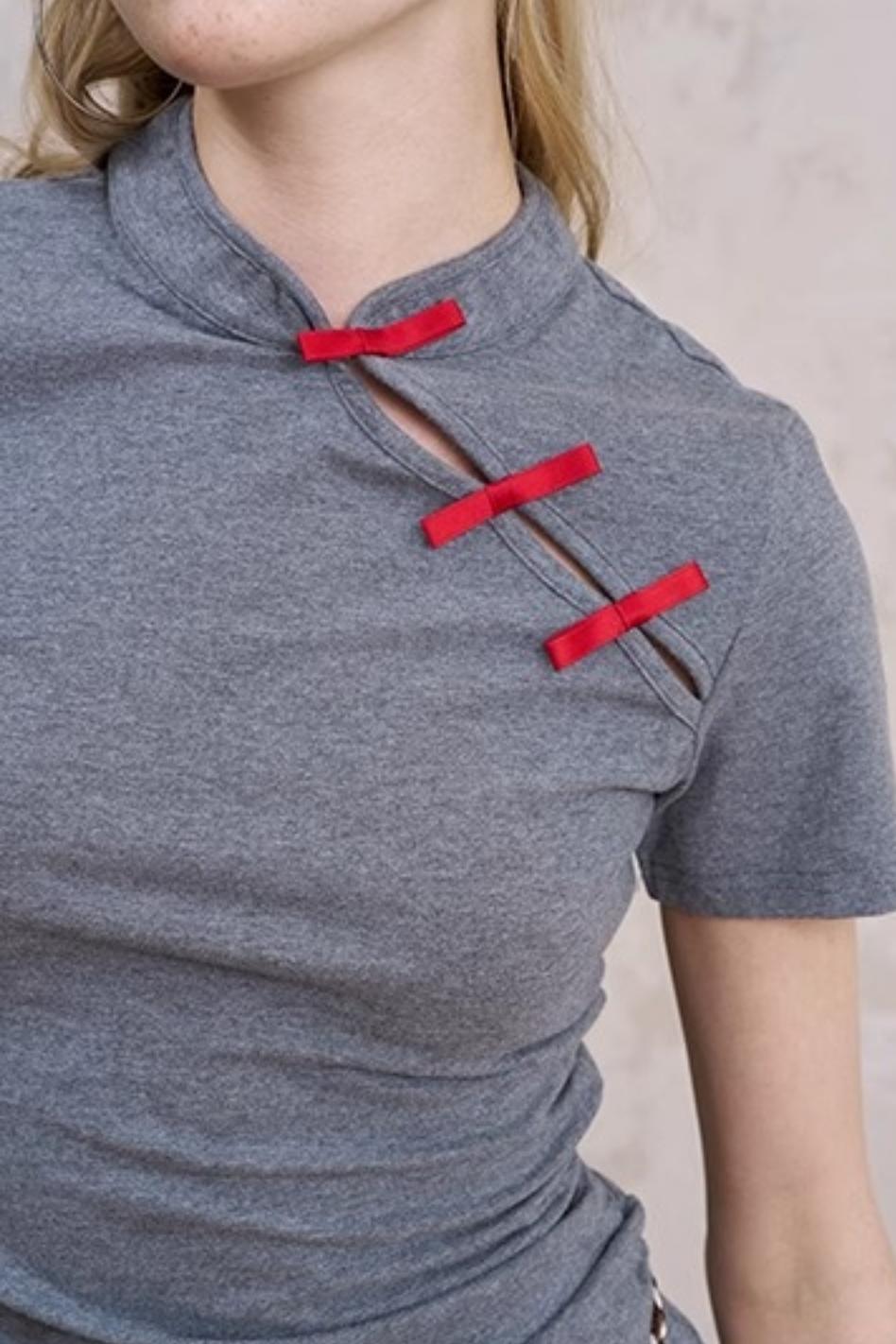 Slim Fit Colorblock Top