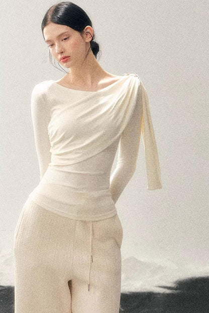 French Ribbon Design Blouse