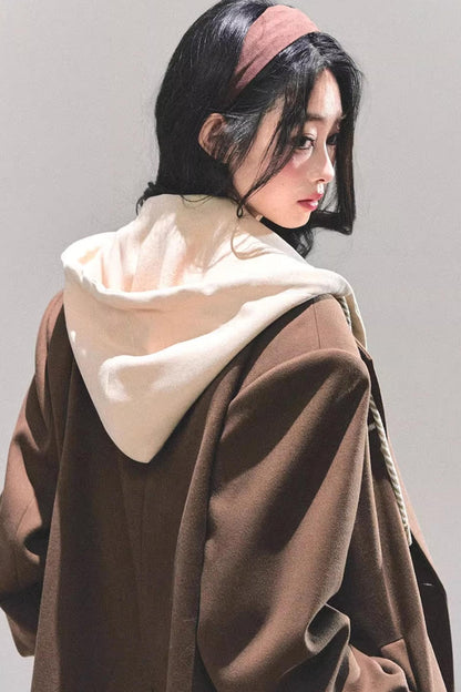 Minimalist Hooded Blazer