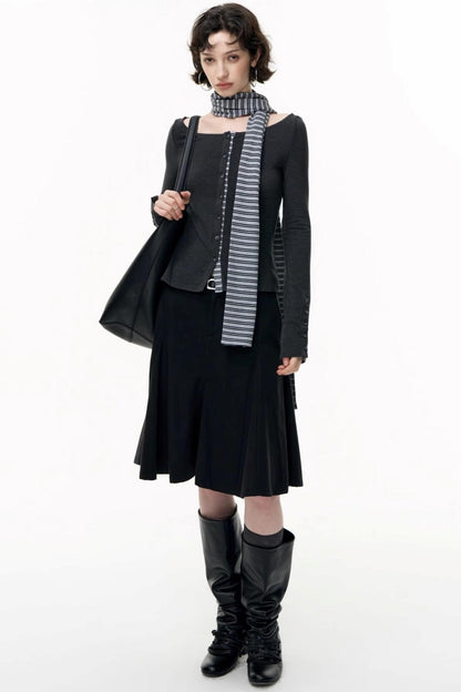 Black Slimming Skirt